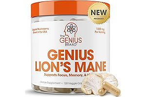 Genius Lions Mane Supplement Capsules: Unleashing Cognitive Prowess