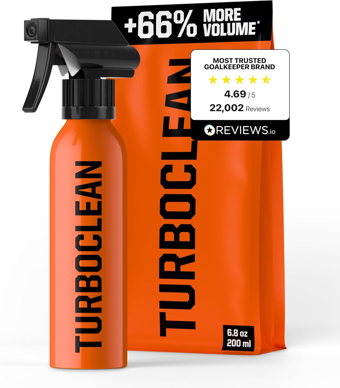 T1TAN TurboClean Goalkeeper’s Gloves Cleaner 200 ml – Highly Concentrated & Environmentally Friendly
