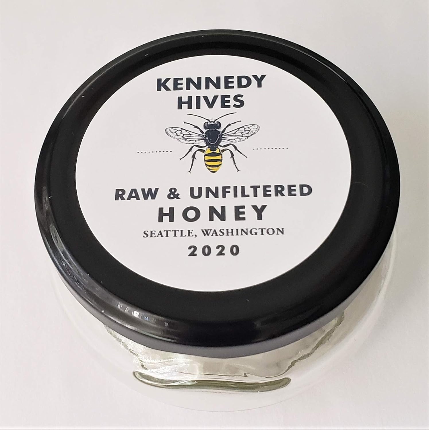 PERSONALIZED HONEY LABELS (wide mouth), 2 1/2" ROUND (18)