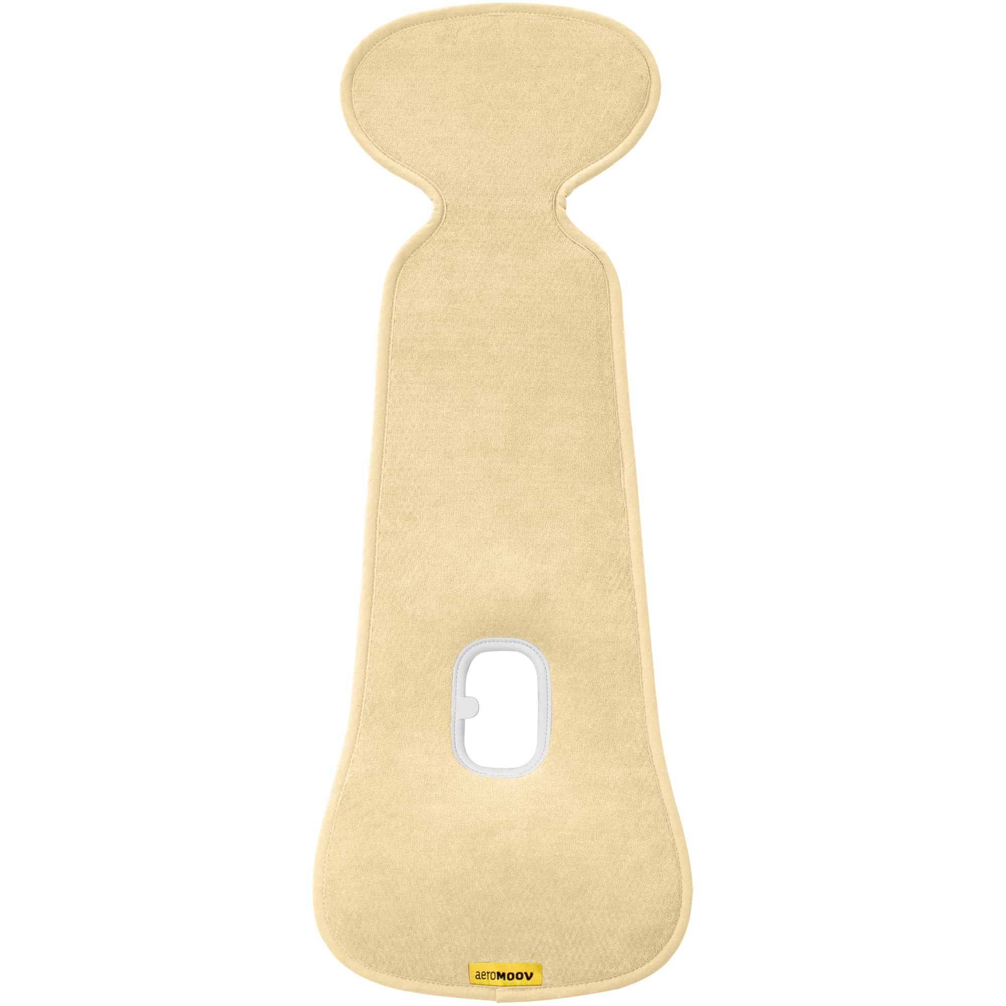 Aeromoov - Baby Sitzauflage Air Layer - Einlage Für Autositz oder Kinderwagen - Gruppe 1 - Antischwitz Sommerbezug - Bio-Baumwolle - Vanilla