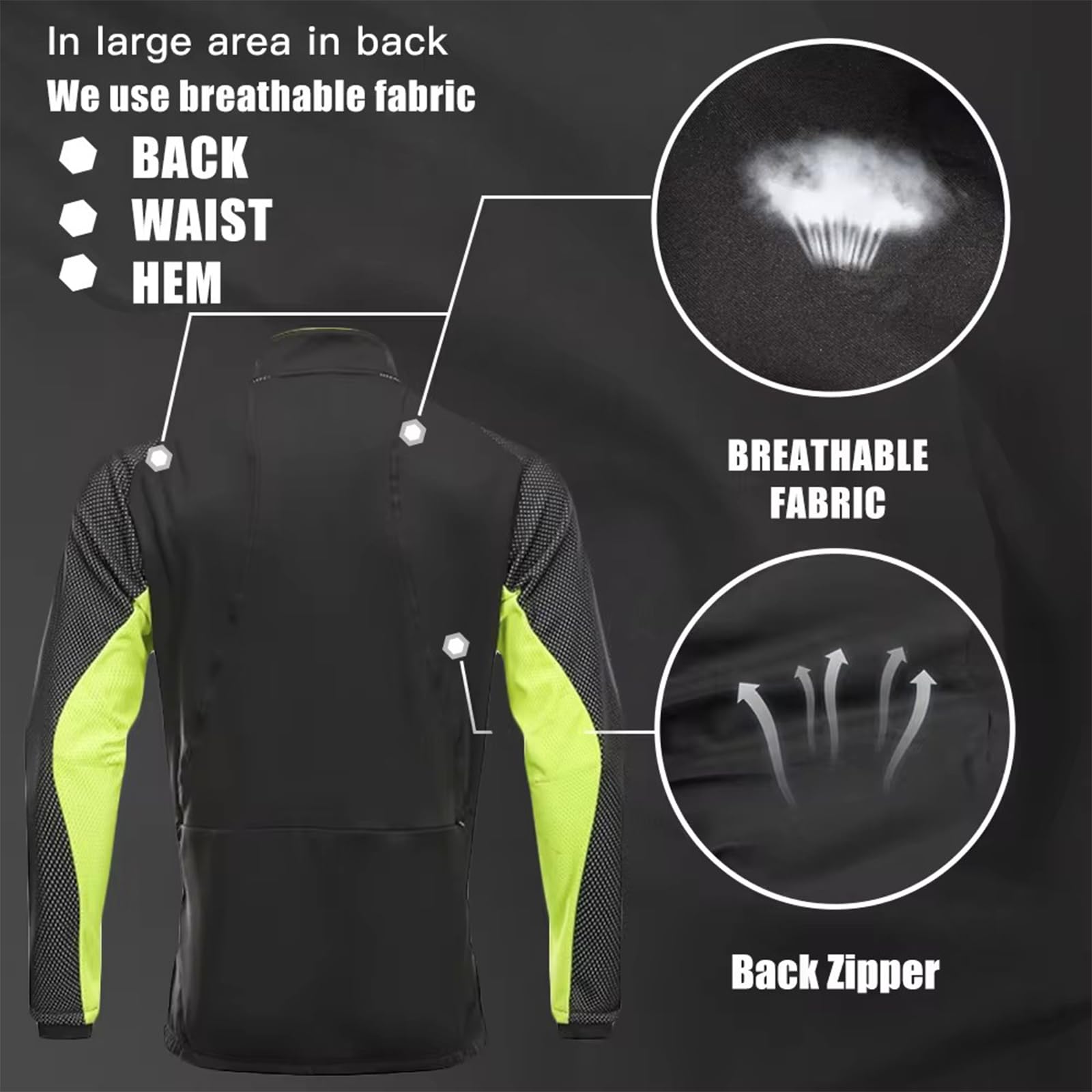 Chaqueta de Ciclismo de Invierno para Hombre Abrigo Softshell Térmico Transpirable Impermeable con Bolsillos para Escalada y Senderismo,Green-3XL