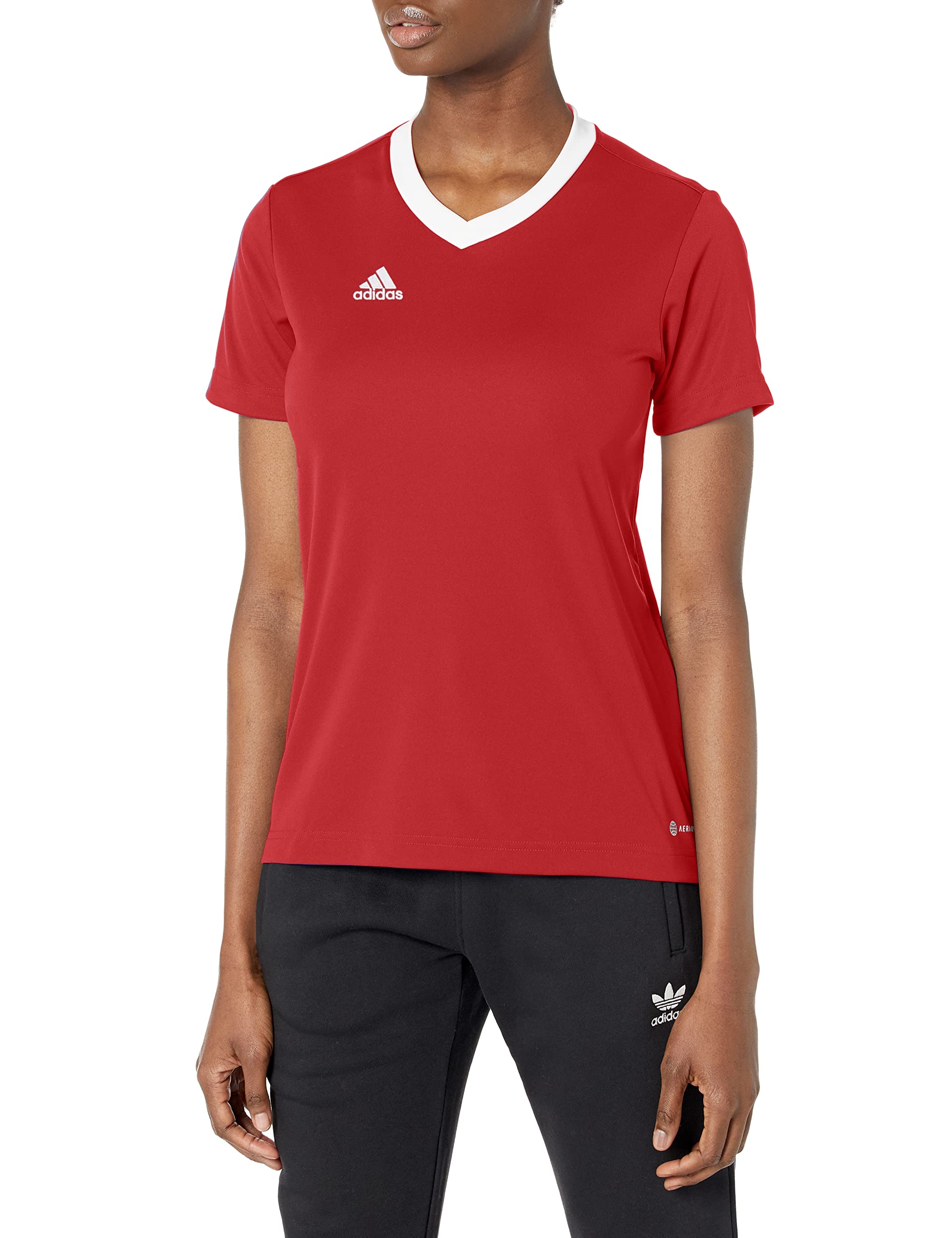 Maillot adidas Entrada 22 femme XL rouge pour éviter la transpiration - 3