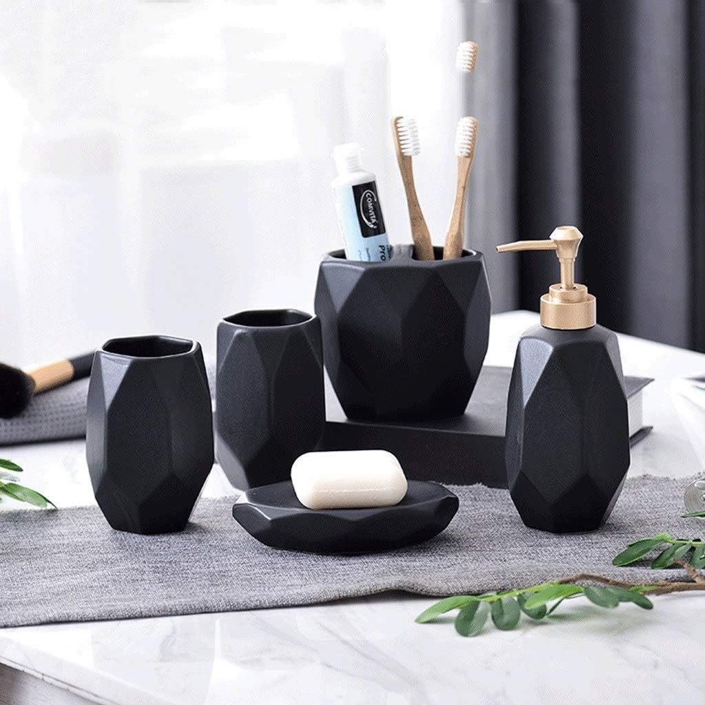 Creative Ceramic Soap Dispenser,Split Press Soap Pump,Shower Pump for Hotel Bathroom Shampoo Shower Gel Lotion(350ml/11.10oz) Soap dispensers