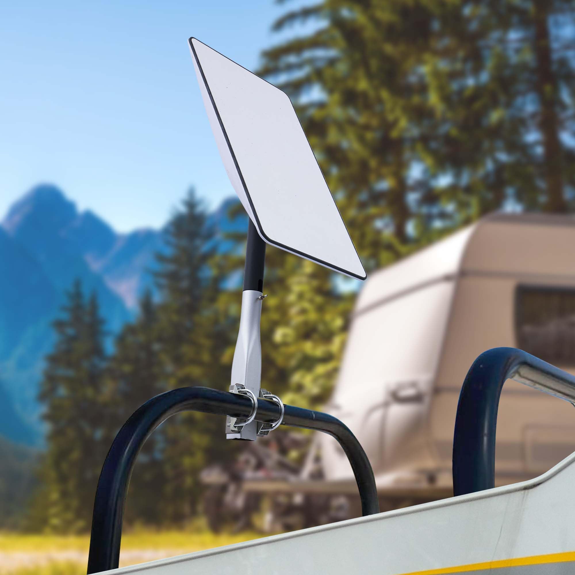Support De Serrage Réglable Starlink Mini – Montage Toit Camping-car, Alliage Aluminium, Sans Perçage