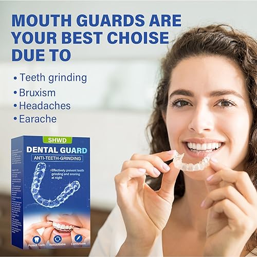 Miniatura 2 de Mouth Guard for Clenching Teeth at Night, Professional Night Guards for Teeth Grinding with Hygiene Case4pcs