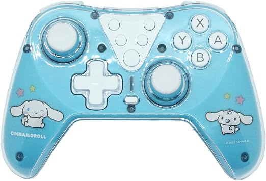 Allone   Wireless Game Controller #Unipo Sanrio Characters Cinnamon Roll 6.1 2.4 4.1 inches Compatible with Switch2/Switch/Switch Lite/OLED Light Blue Both Wired and Wireless Options Available