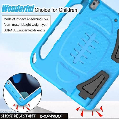 Miniatura 6 de LTROP Funda infantil para iPad 10.2 202120202019  Funda para iPad de 9, 8 y 7 generación, con protector de pantalla integrado, a prueba de golpes,