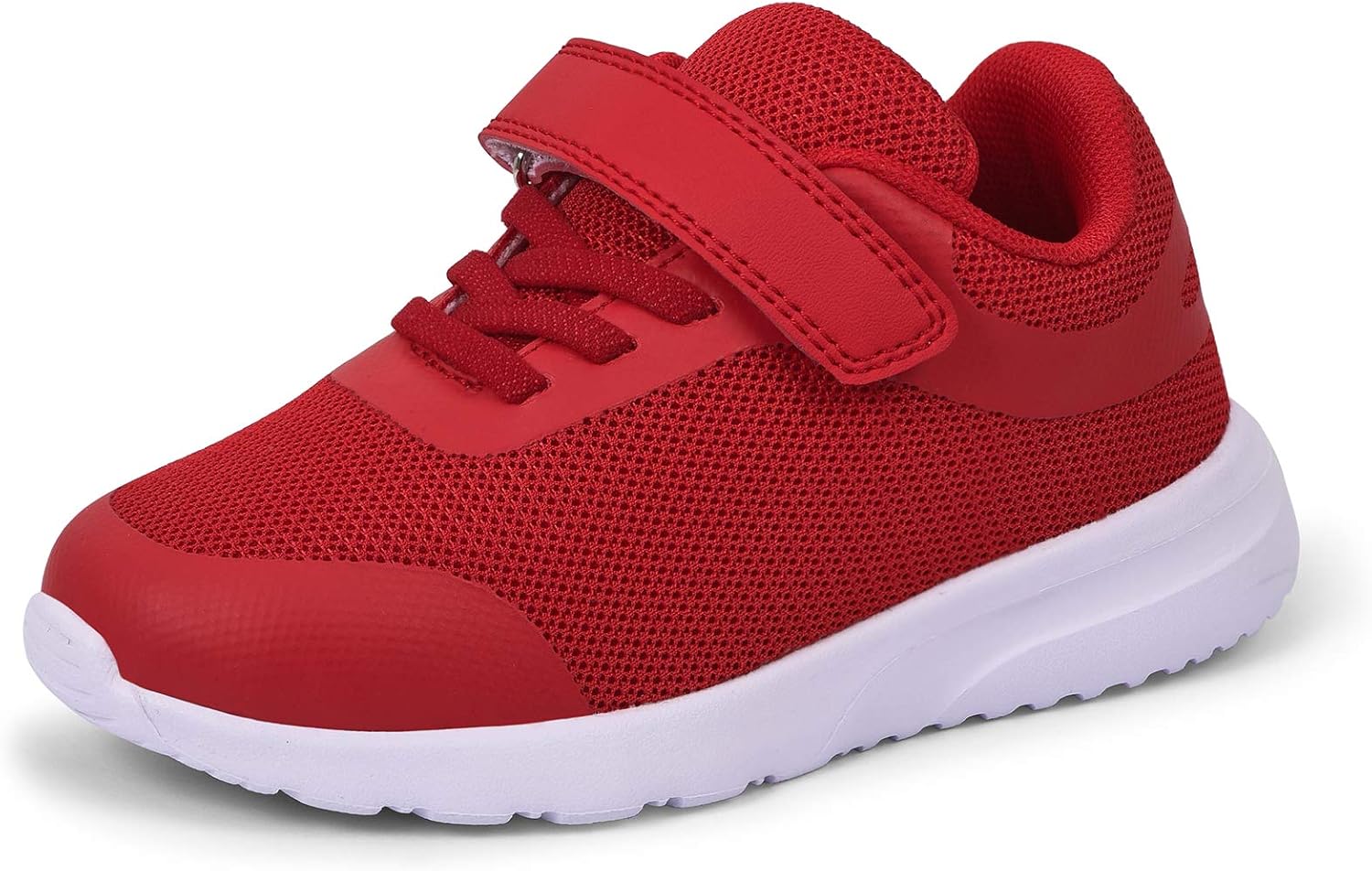 RIBONGZ Toddler Boys & Girls Tennis Shoes Slip On Sneakers Machine Washable Lightweight Running Shoes