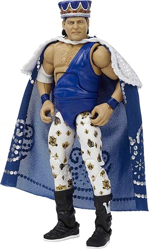 WWE Jerry "The King" Lawler Elite Collection Series # 82 Figura de acción, 6 pulgadas/15,24 cm, regalo planteable, coleccionable para fans de 8 años