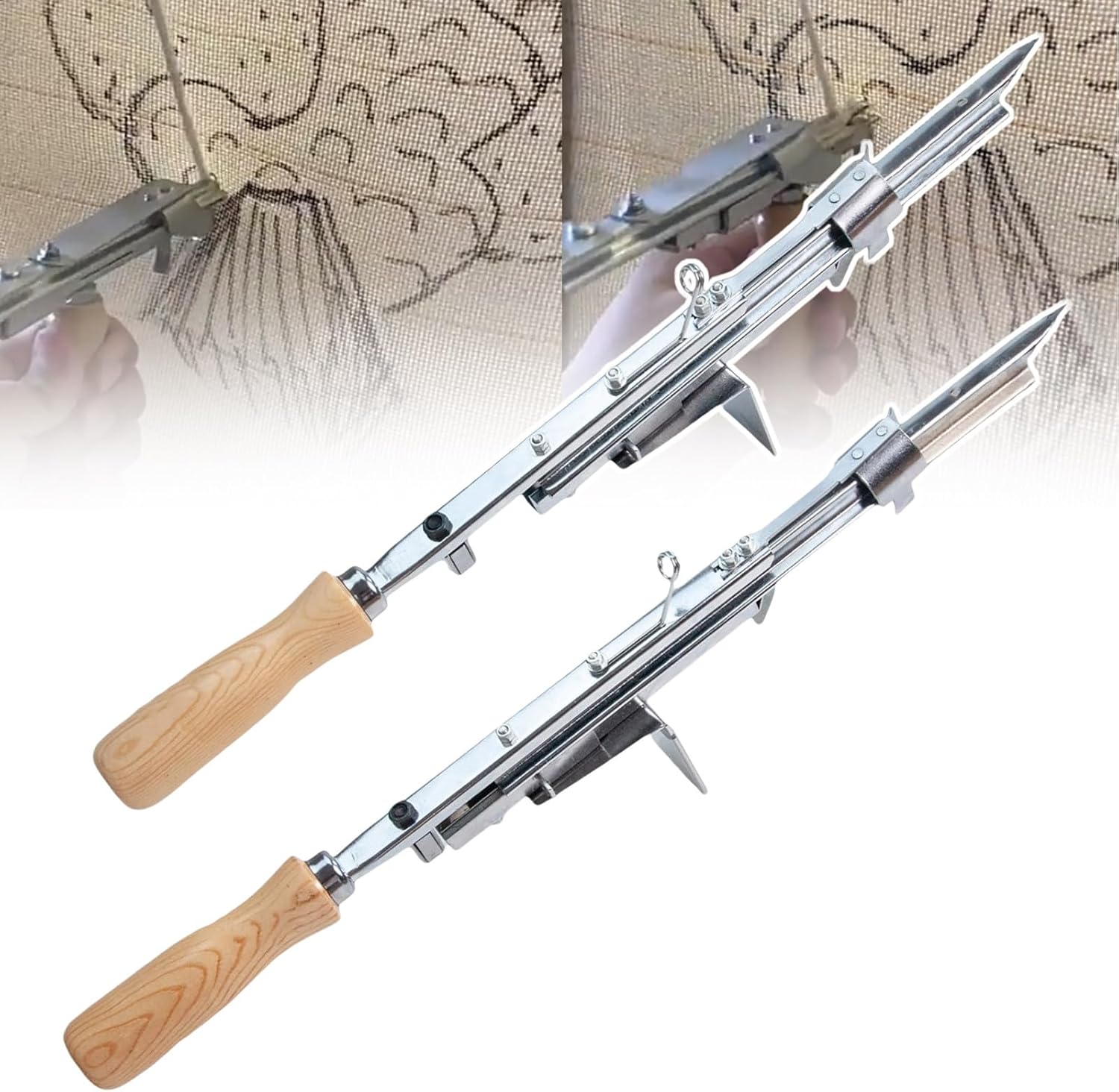 Carpet Cut Pile Tufting Machine, Long Pile Tufting Gun, Suitable for Outdoor Tufting Activities, 30mm/1.18 Inches,50mm/1.97inch