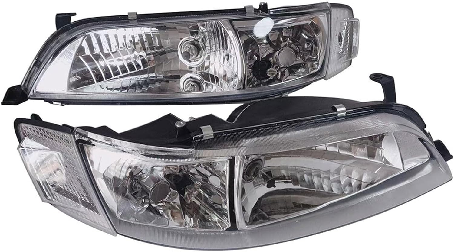 A Pair Car Headlights Headlamp Lens