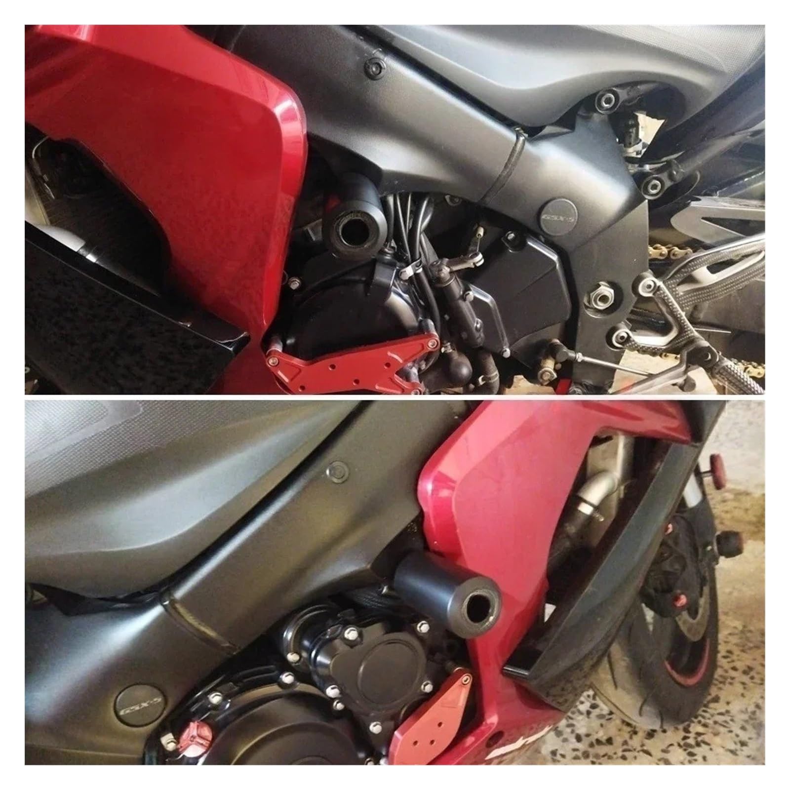 Moto Protezione Antiurto Ruote Paratelaio Crash Protector Per GSXS 950 GSXS1000 GSX-S 1000 Moto Protezione dalla caduta Motore Pad Accessori