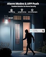 Vista 8 de Solar Security Cameras Wireless Outdoor 4 Pack, 3MP Security Cameras Wireless Outdoor, Pan Tilt 360°WiFi Camera with Color Night Vision/PIR