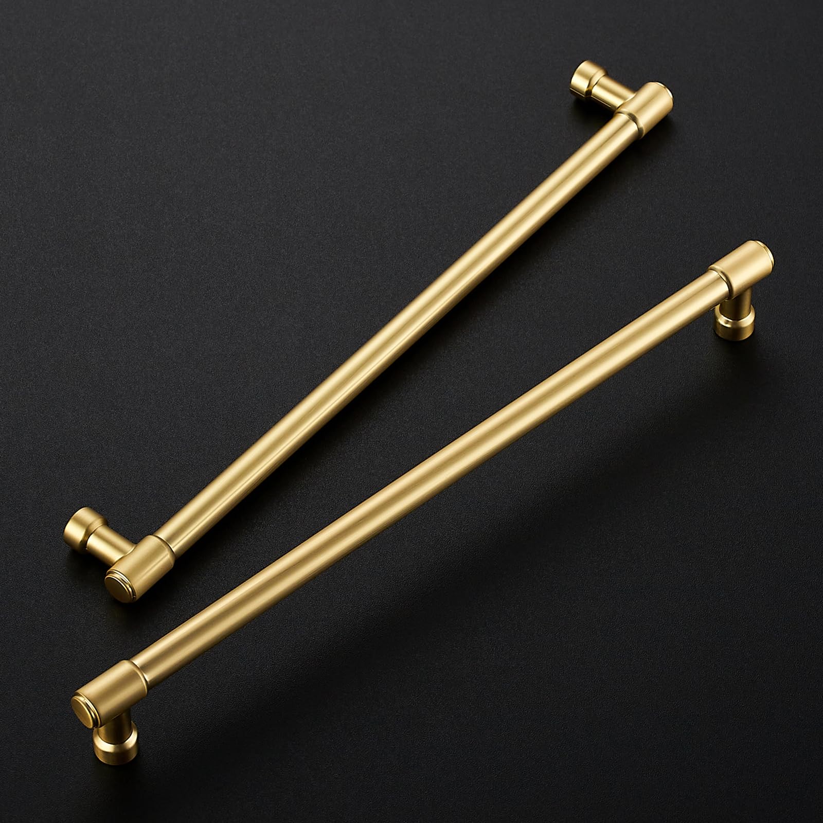 Condition photo showing New/Like New for joy decor 2 pack 10 inch brushed gold cabinet handles modern dresser drawer pulls kitchen cabinet hardware for cupboard door handles