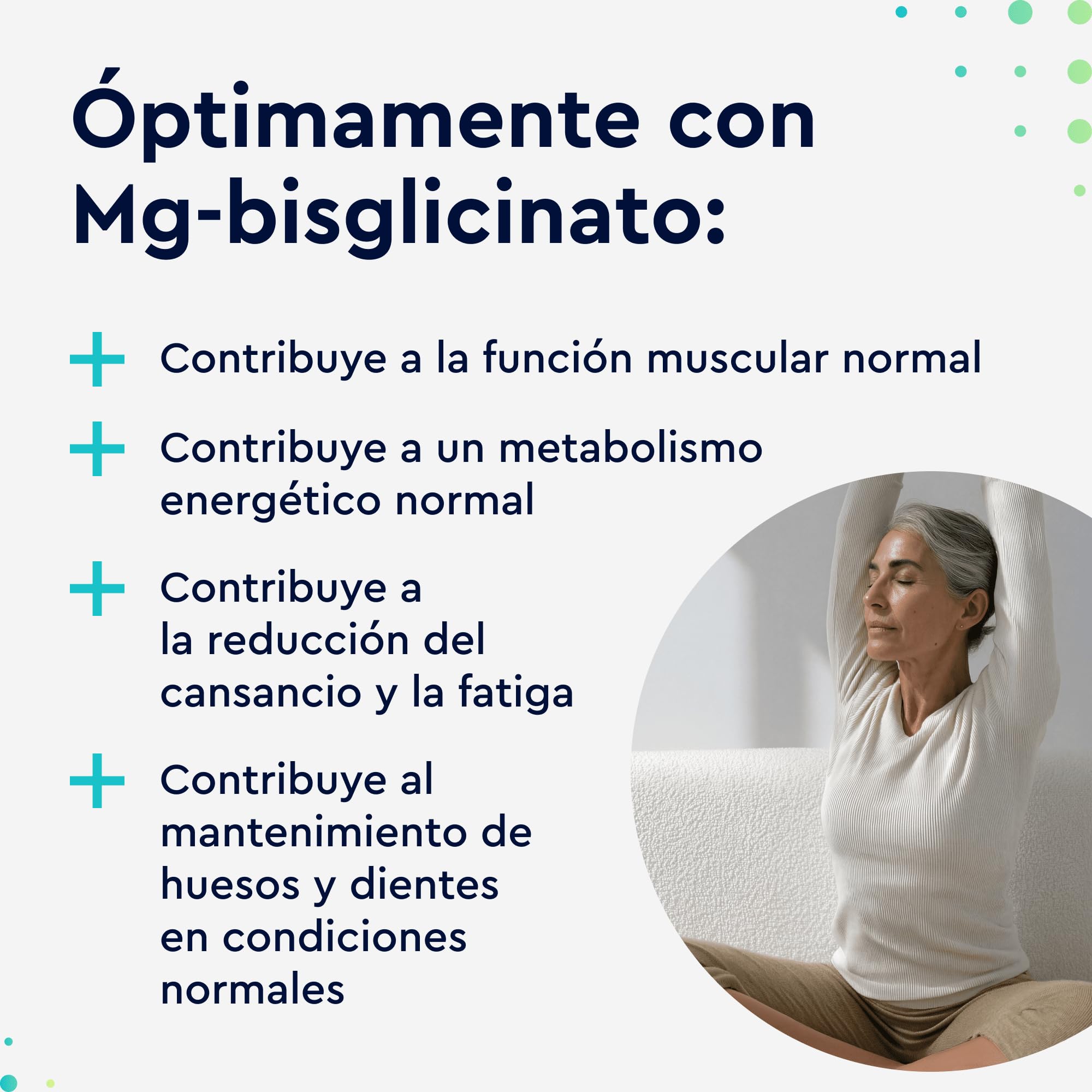 Glicinato de Magnesio 240 Cápsulas - 400 mg de magnesio elemental/dosis diaria - Suministro para 2 meses - Magnesio quelado - Inocuo para el estómago, vegano, de alta dosificación