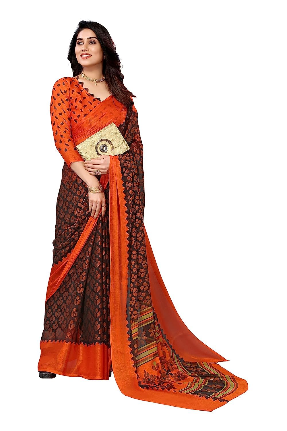 Eight Colors Women's Plain Chiffon PS Brasso Aadi Black Pink_E