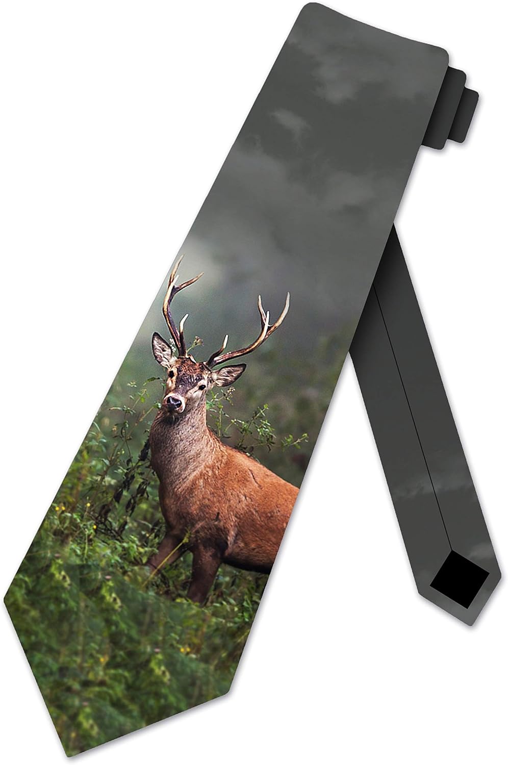 Three Rooker Deer Ties Mens Forest Animal Necktie