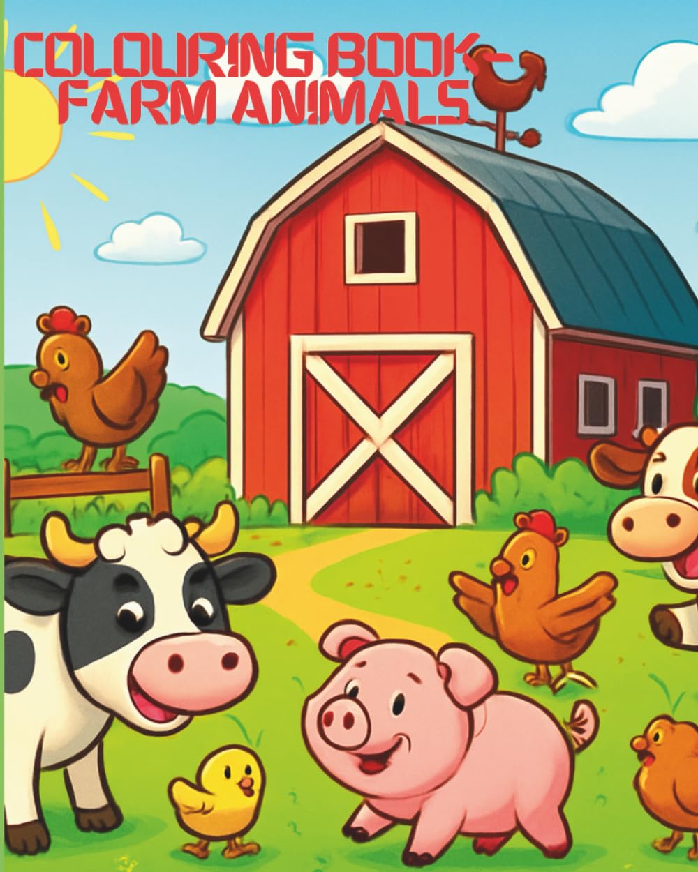 COLOURING BOOK-FARM ANIMALS