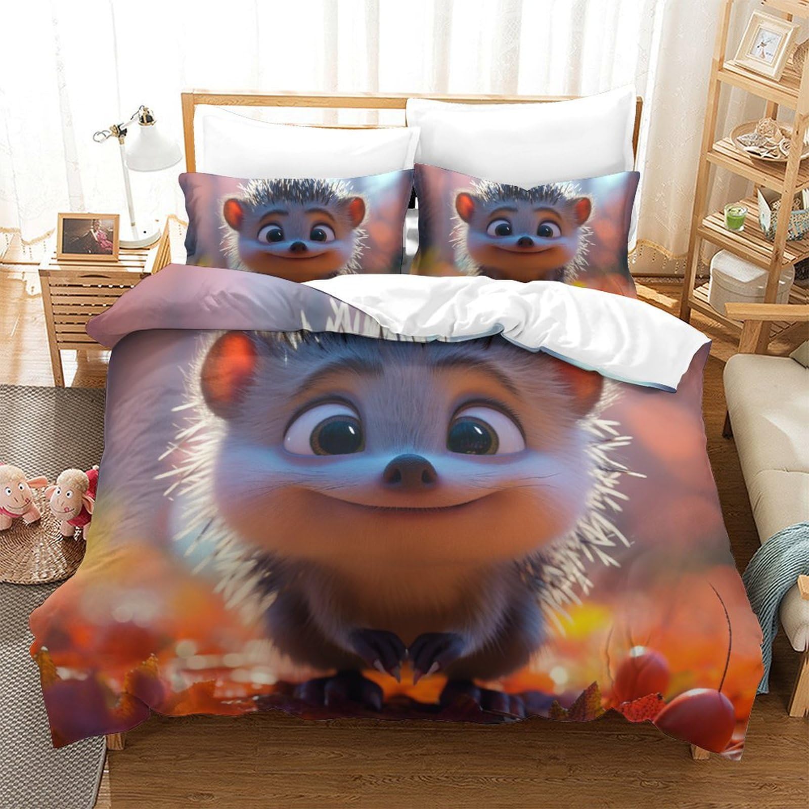 Parure de couette hérisson imprimé 3D pour réenchanter le lit des enfants et adolescents