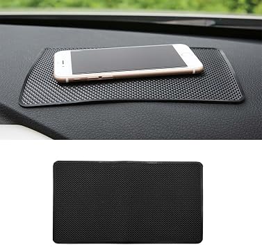 Car Dashboard Anti-Slip Silicone Pad, 10 x 6 Sticky Adhesive Mat