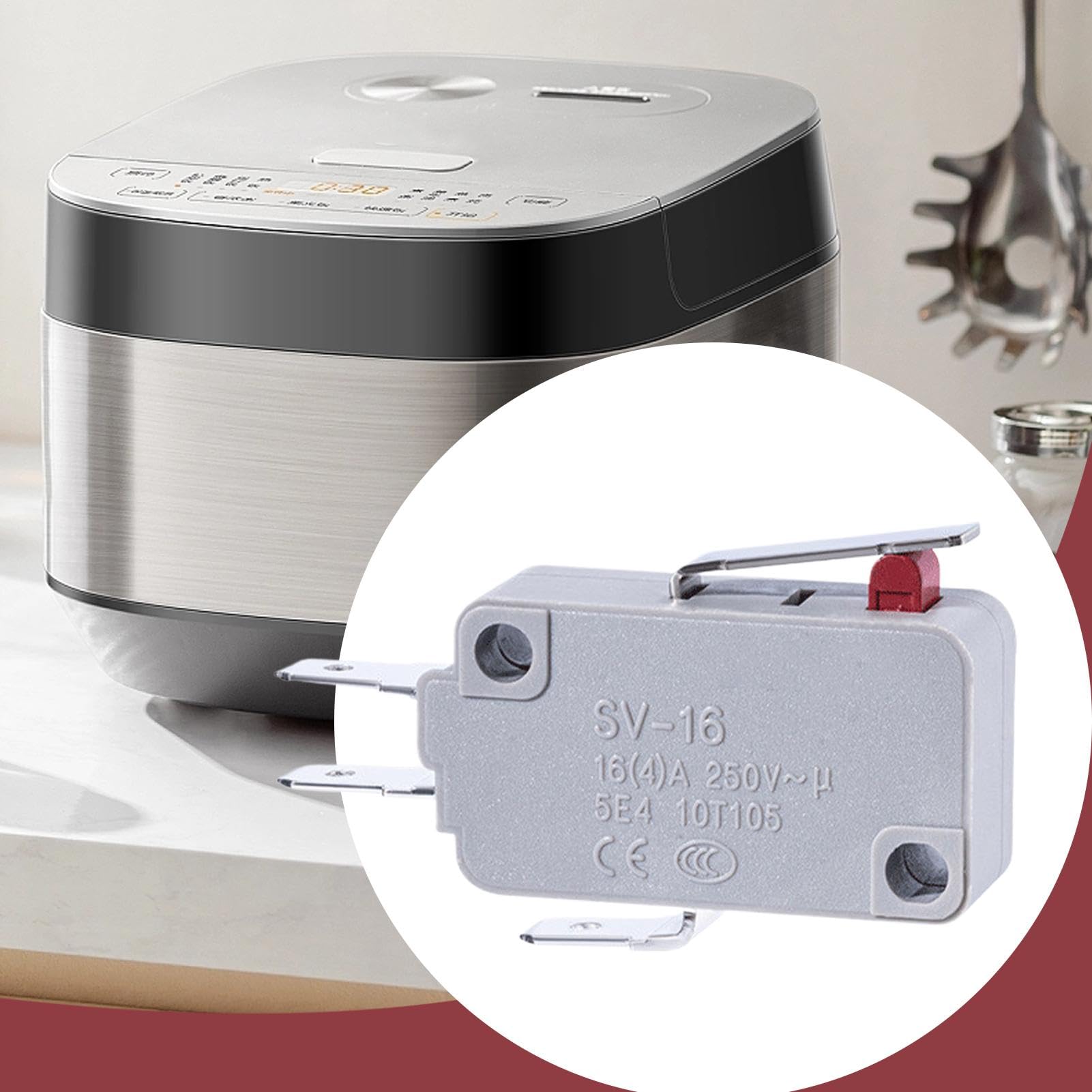Remplacement des boutons du micro-ondes,Pièces de rechange du four à micro-ondes | Remplacement du bouton de la porte du micro-ondes - Interloc de porte de micro-ondes, accessoires de