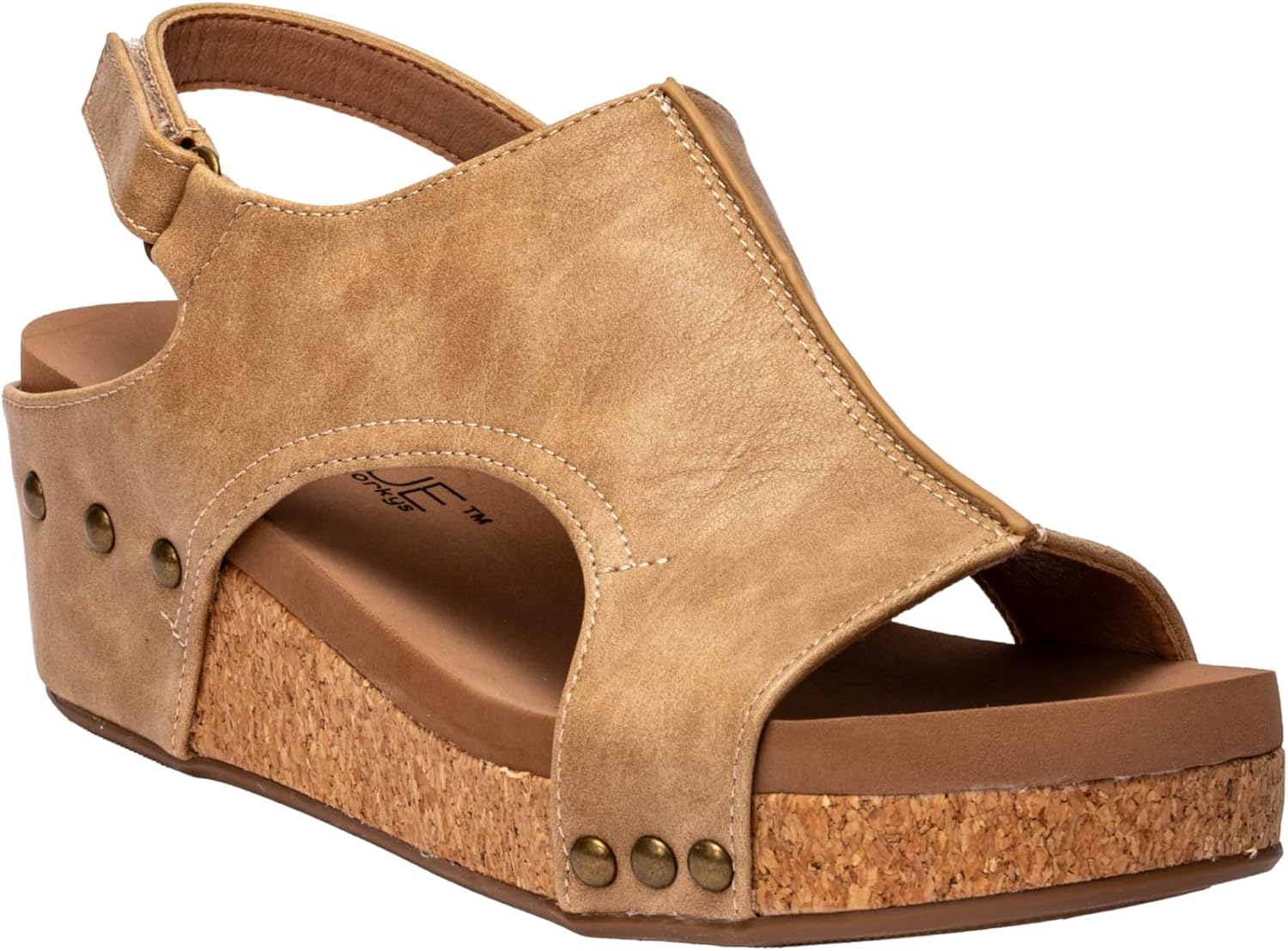 Corkys Footwear Volta Wedge - Chic Elegance Meets All-Year Comfort with a 2-Inch Cork Heel and Marshmallow Insole for Stylish Everyday Wear and All-Day Comfort