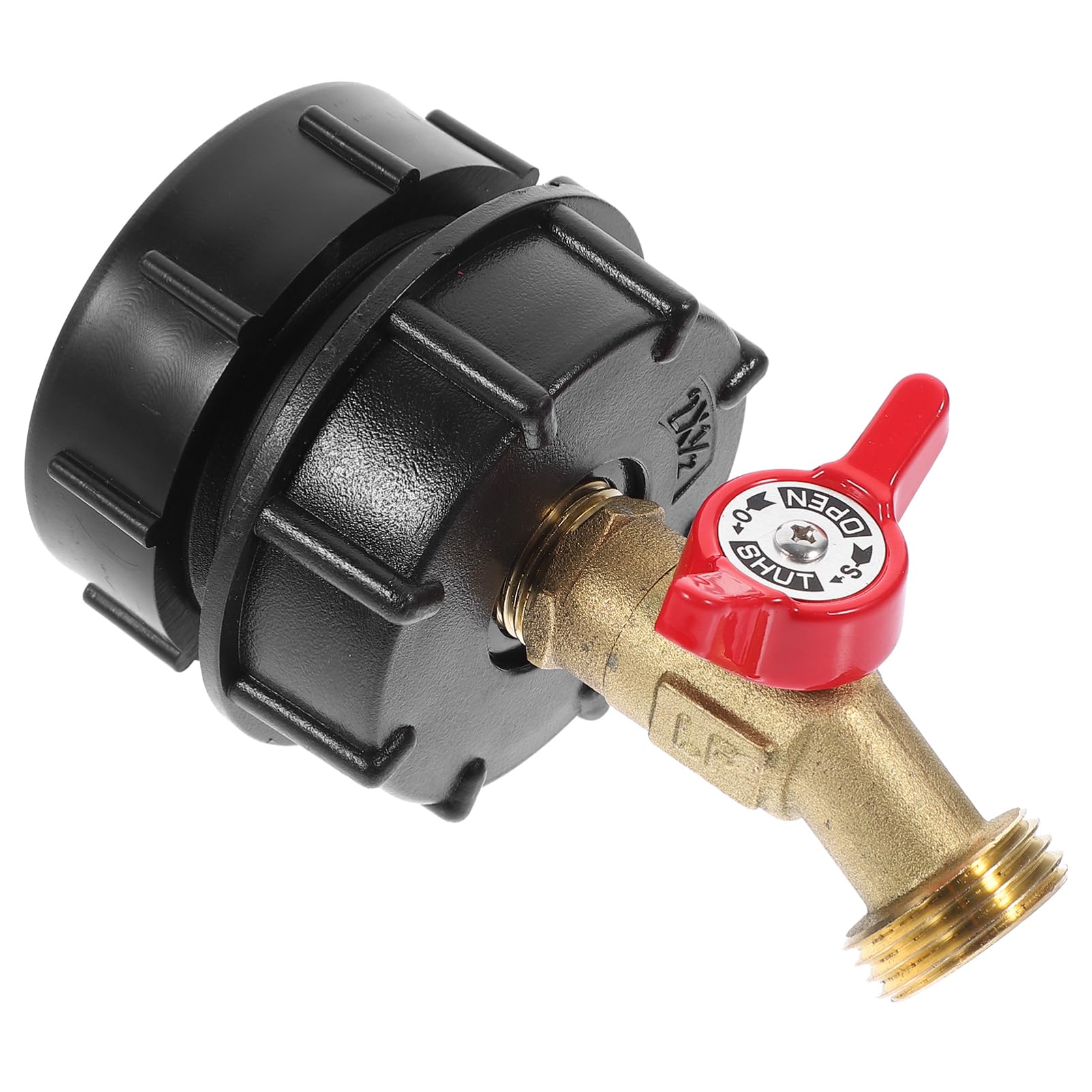 Toyvian 5 Piezas Accesorios De Conector De Cubo IBC a 1/2 Grifo Accesorios del Tanque De Agua IBC Grifo De Mano IBC Grifo del Tanque IBC Accesorios De Bolsa IBC Ajuste del Bolso IBC Caucho