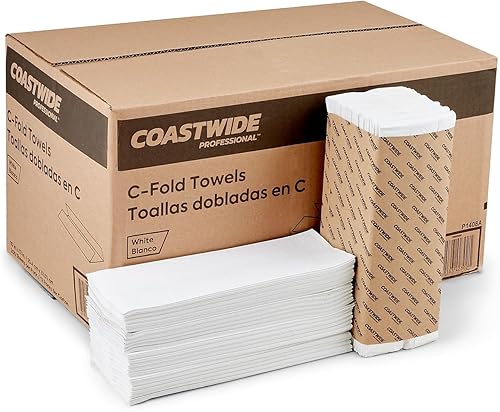 Miniatura 1 de Coastwide Toallas de papel plegables, 1 capa, 200 hojaspaquete, 4800cartón (Cw60990Cw5vs)