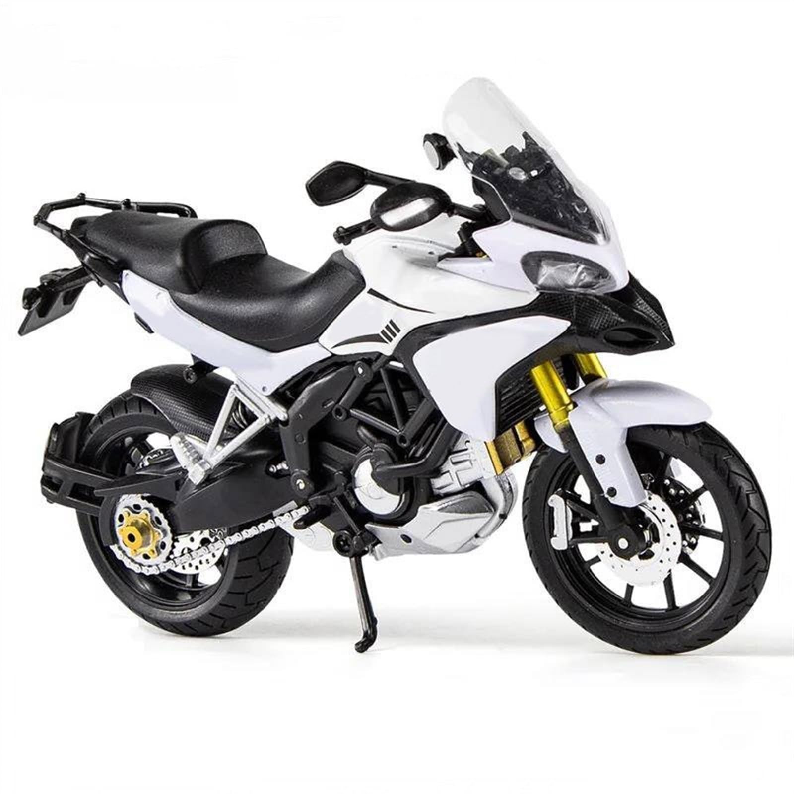 SEYXF Motorbike Toy 1:12 for Ducati MTS Motorcycle Model Simulation Alloy Toy(with Foam Box)