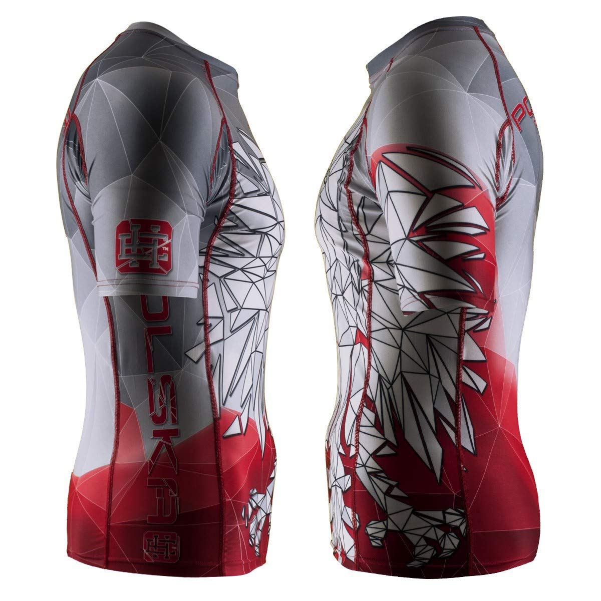 Koszulka kompresyjna z krótkim rękawem Rashguard Hardcore Training Rash Guard, męska koszula kompresyjna, MMA, bokserska, koszulka funkcyjna, męska koszulka z krótkim rękawem, koszulka kompresyjna, męska koszulka do biegania, koszulka sportowa..