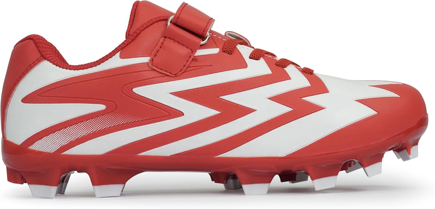 Kids Baseball Cleats - Youth Athletic Softball Shoes - Lightweight and Durable Outdoor Shoes