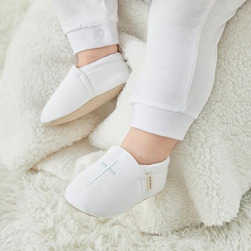 Miniatura 2 de pureborn Botines de forro polar unisex para bebé niño niña, zapatos cálidos para bebés