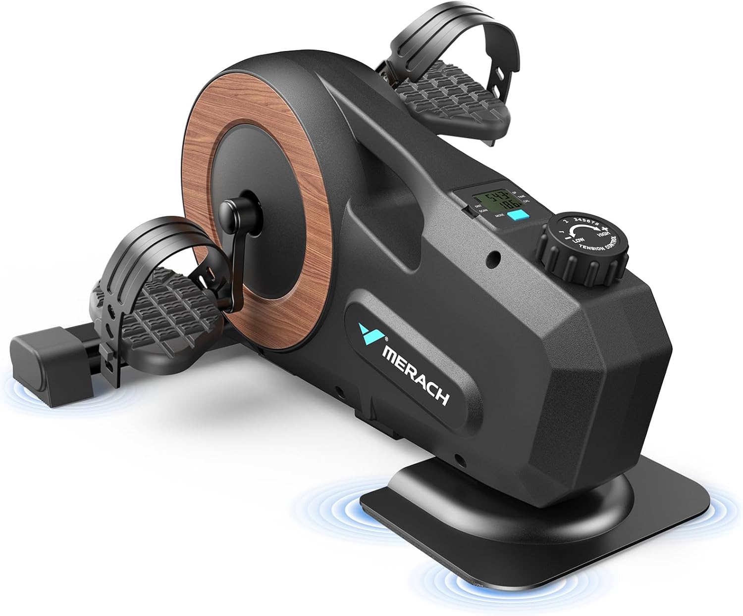 Product image of MERACH Pedaltrainer für Zuhause,Mini Heimtrainer für Senioren,Extra Leise&rutschfest Arm und Beintrainer mit LCD-Display,8 Stufen Magnetwiderstand Testsieger 2025 Tischfahrrad für Büro Schreibtisch