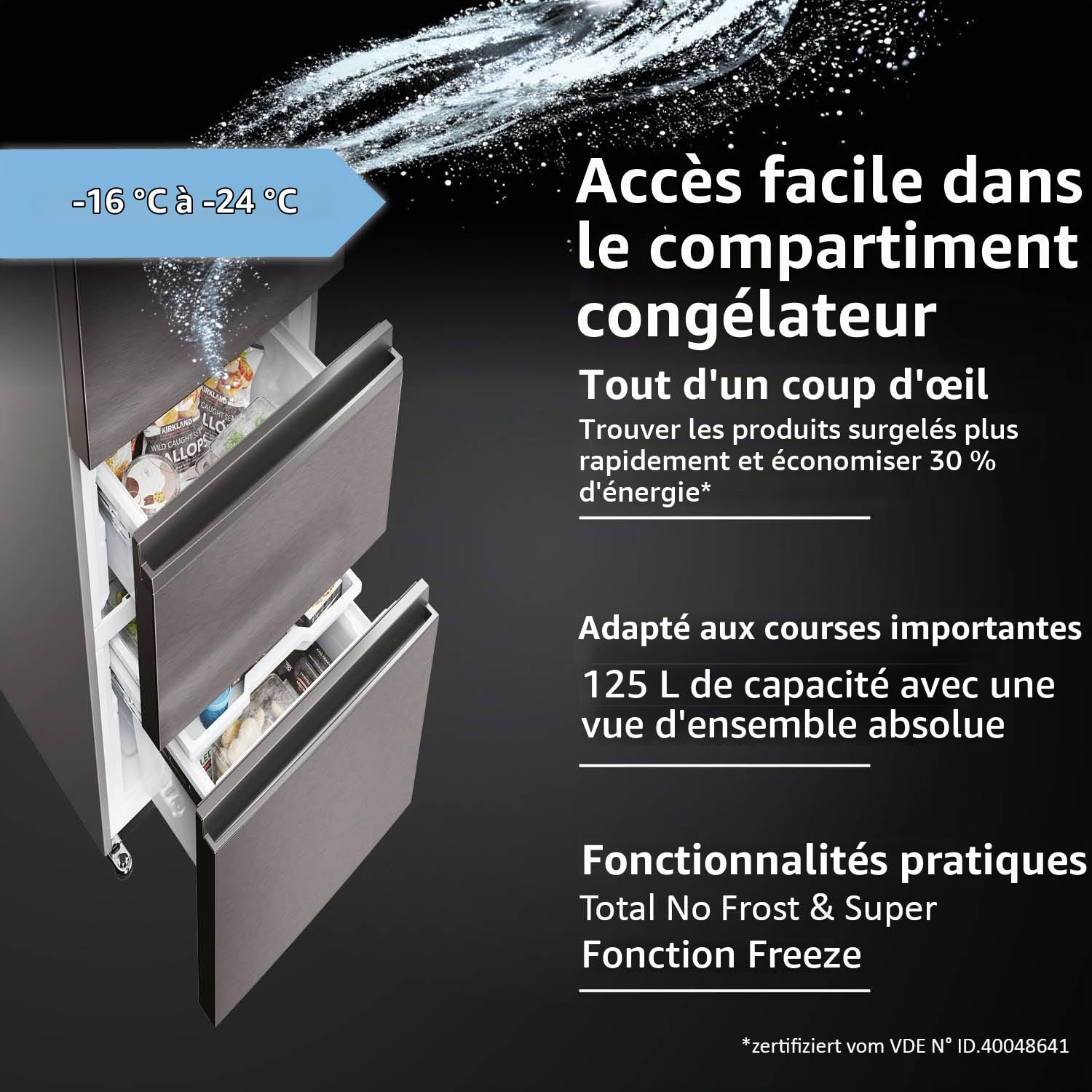 Refrigerateur congelateur en bas Haier HTW5620CNMP