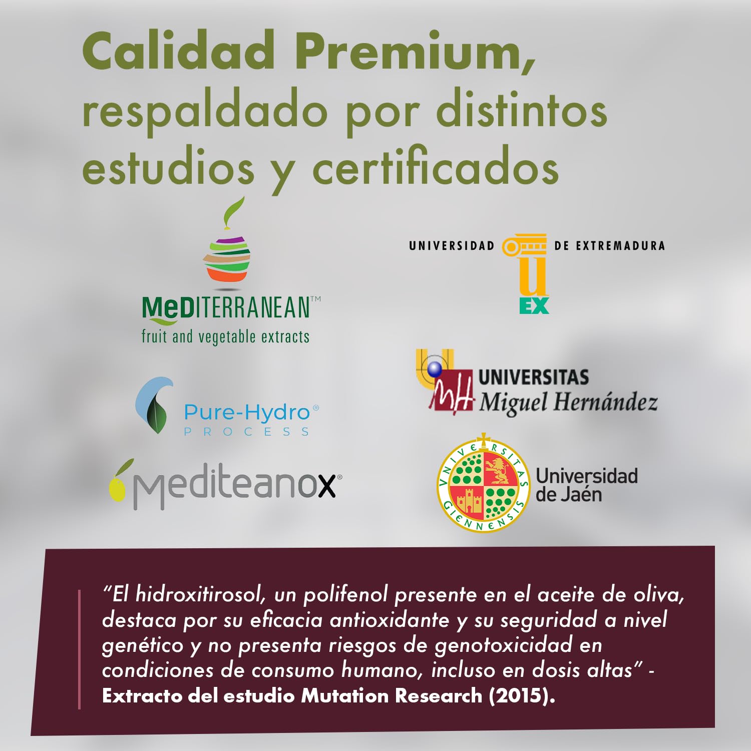 Granatum Plus - Hidroxitirosol Plus - Complemento Alimenticio - Extraído de Aceite de Oliva Virgen Extra - Suplemento Antioxidante - Bienestar General - Producido en España (2 Cajas de 60 cápsulas)