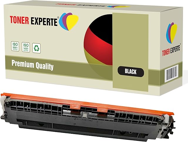 TONER EXPERTE® Compatible with 130A CF350A Black Premium Toner Cartridge Replacement for Colour LaserJet Pro MFP M176N, M177FW