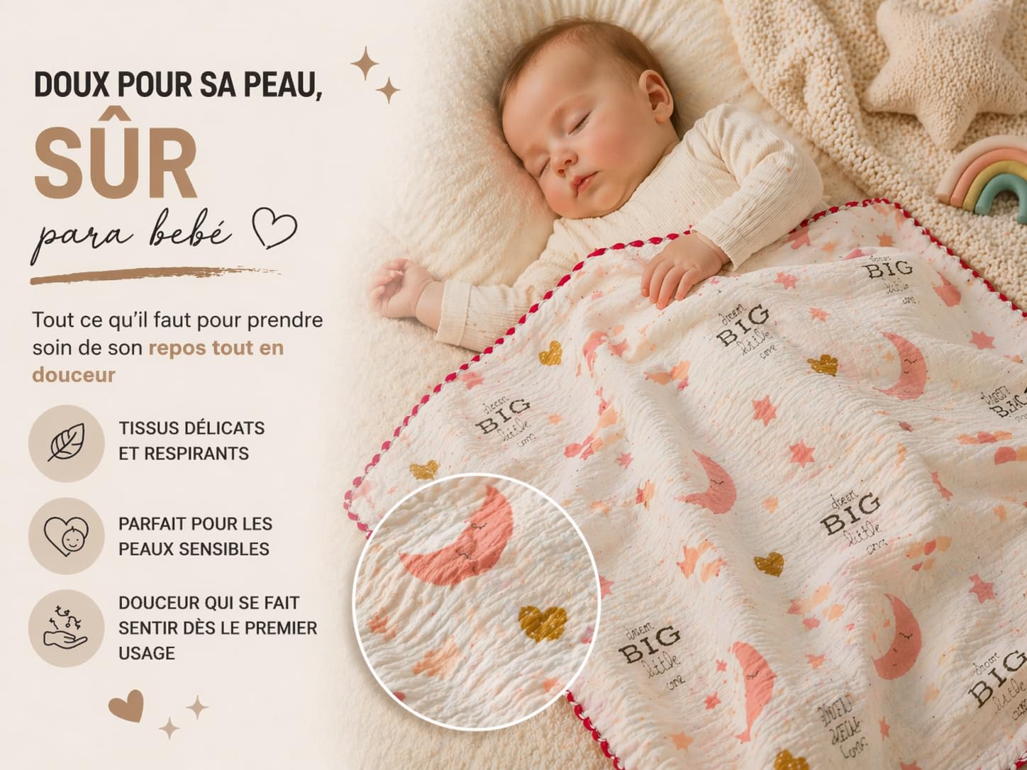 Coffret Cadeau de Naissance Bébé – Cadeau pour Nouveau-né avec Peluche, Hochet et Accessoires – Fille et Garçon (rose)