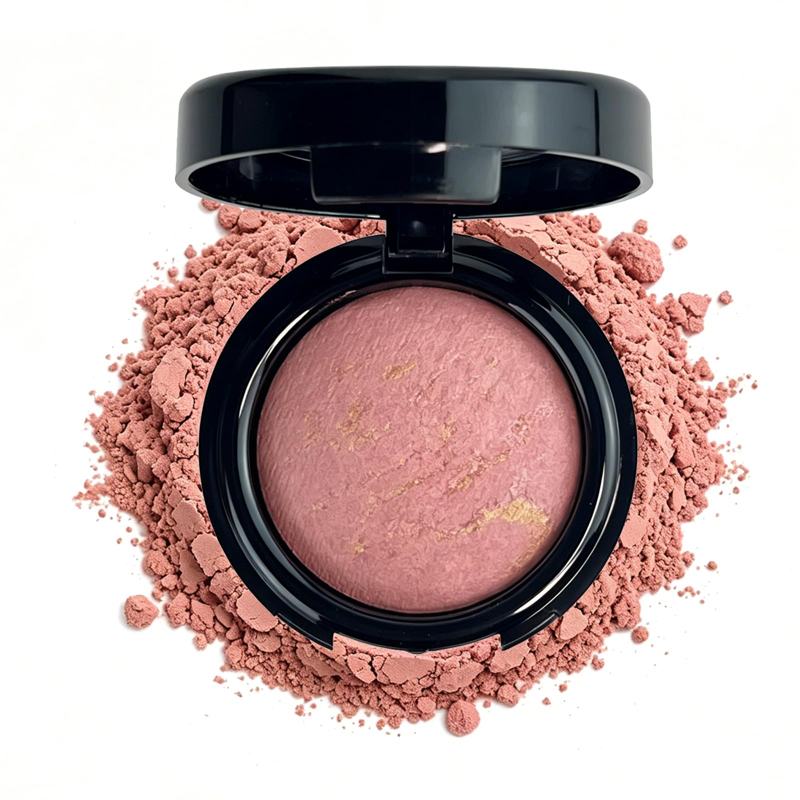 Single Baked Blush Shimmer Powder for Cheeks Radiant Pink Blushes Makeup-01 #01 Soft Coral Blush