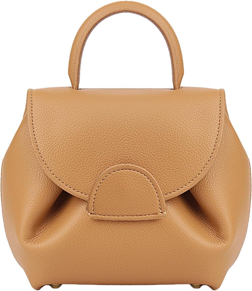 Polene Bags for Women,Women's Top-Handle Handbags,Top Handle Bag,Designer Bags for Women,Mini Faux Leather Shoulder Bag