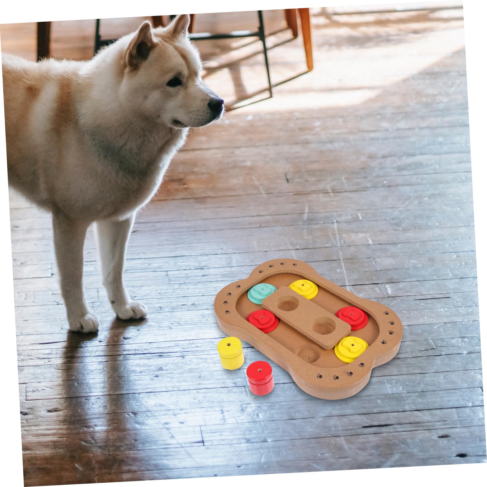 Langsamfutterspielzeug in Knochenshape Interaktives Futterspiel für Hunde zur Darmgesundheit