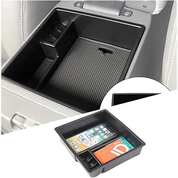 HAPPYHORSE Car Center Console Armrest Storage Box Organizer Accessories Compatible with Toyot@ Hilux 2004-2022,Central Control armrest Organizer Tray Storage Accessories (2004-2015)