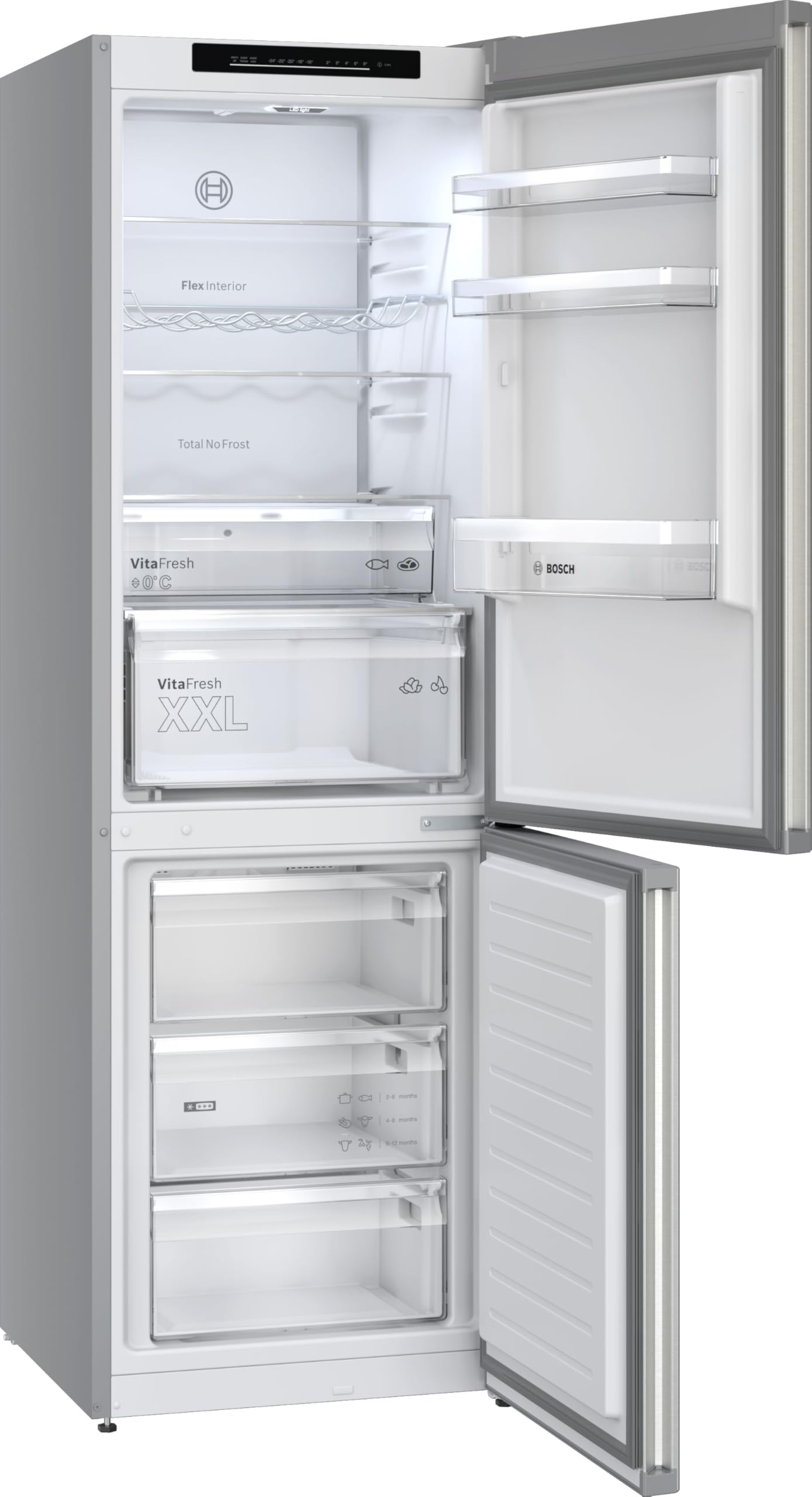 Bosch Serie 4 Kühl-Gefrier-Kombination 186x60 cm Total No Frost KGN362LAF