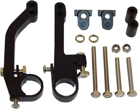 PowerMadd 34250 Star Series/Trail Star Handguard Mount Kit - Snowmobile, Black
