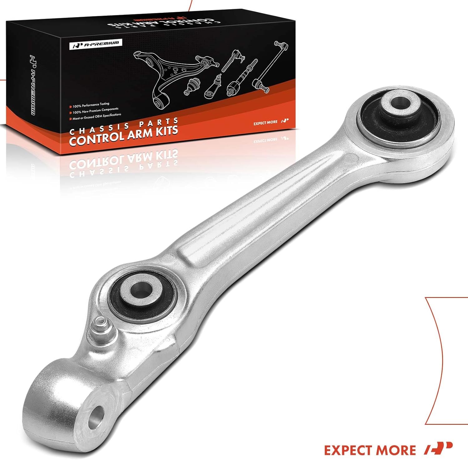 A-Premium Front Right Lower Control Arm, with Bushing, Compatible with Hyundai Genesis 2009-2014, Equus 2011-2013