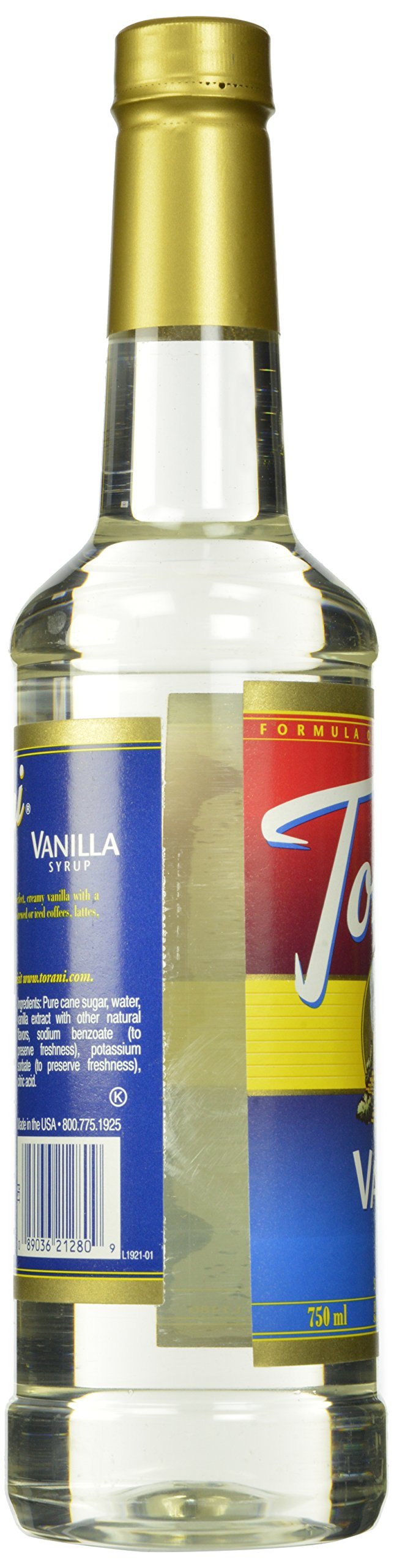 Torani Syrup, Vanilla, 25.4 Ounce (Pack of 4) by Torani