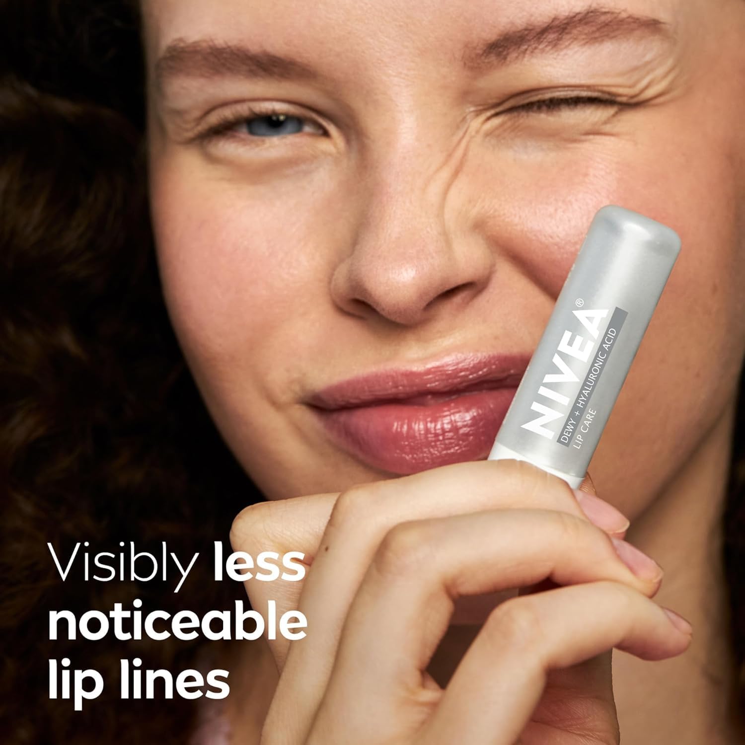 NIVEA Lip Balm Set, Smoothness Lip Care with Broad Spectrum SPF 15 Sunscreen, 0.17 Oz (Pack of 4) + Dewy with Hyaluronic Acid, 0.18 Oz (Pack of 4), Long-Lasting Moisture