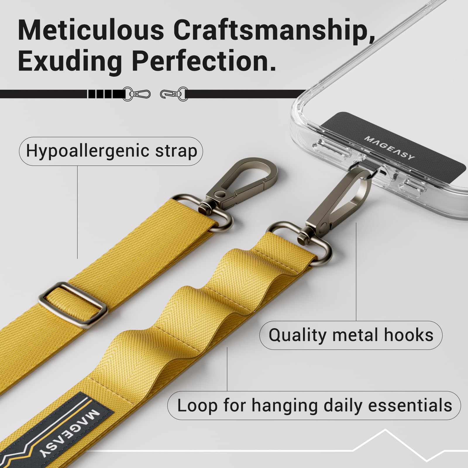 Amazon.com: MAGEASY Universal Cell Phone Lanyard Crossbody  display picture 2