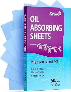 High-Performance Oil Absorbing Sheets for Face – 1pk/50 - Makeup Friendly | Blotting Papers for Oily Skin - Oil Control Film - Skin Friendly - Perfect for Keeping in Purse - Unisex - Gteat on the Go
