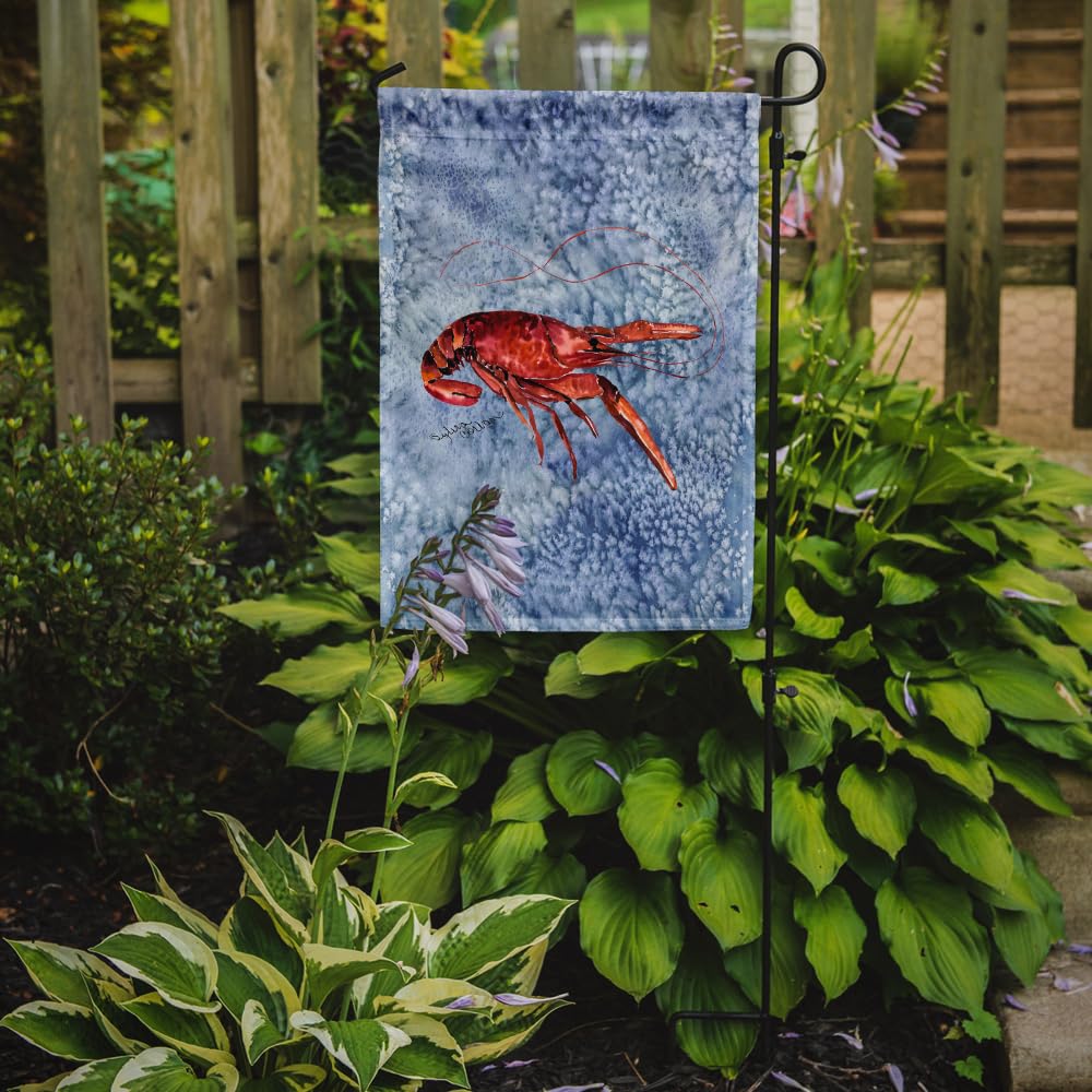 Caroline's Treasures 8231GF Crawfish Flag Garden Size, Small, multicolor