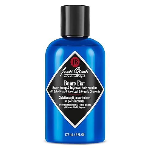 Jack Black Bump Fix Razor Bump & Encarnado Solución para el cabello, 6 onzas líquidas (paquete de 1)